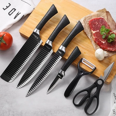 Detalhe da lâmina em aço inox
