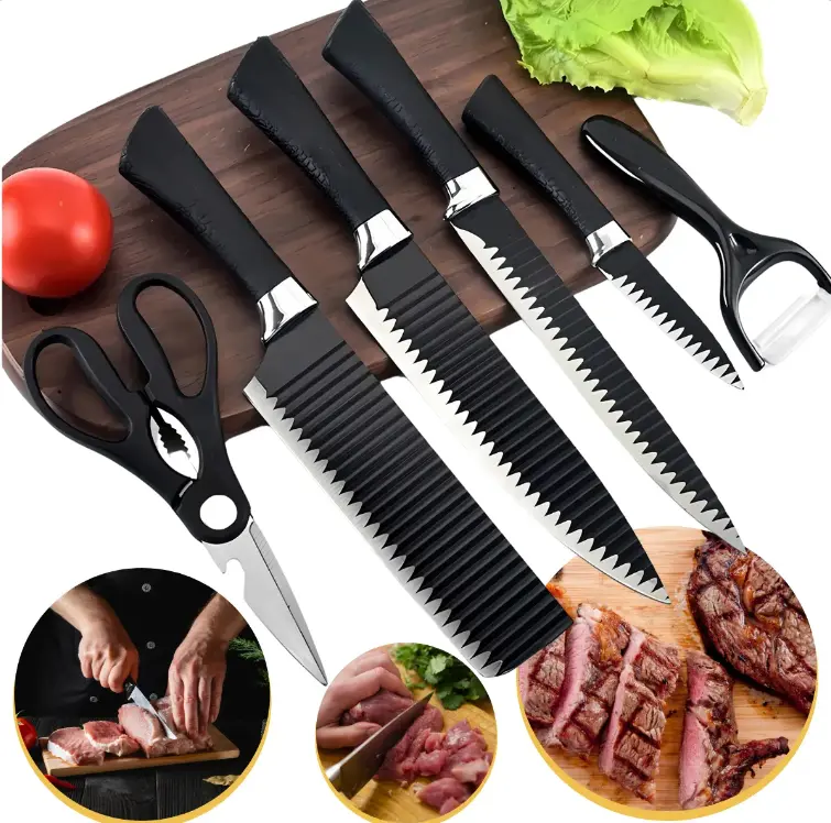 Kit em uso com tábua de madeira